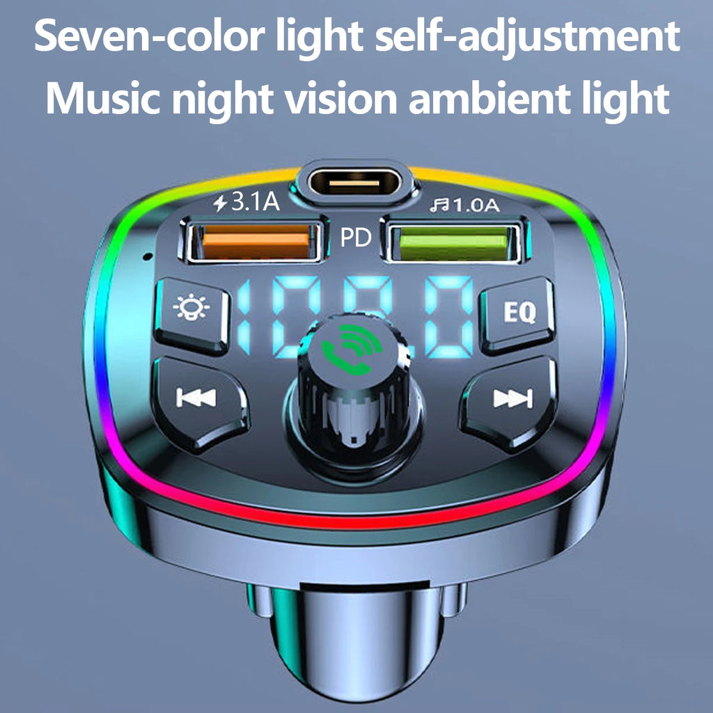 Bluetooth FM Transmitter Car MP3 Charger