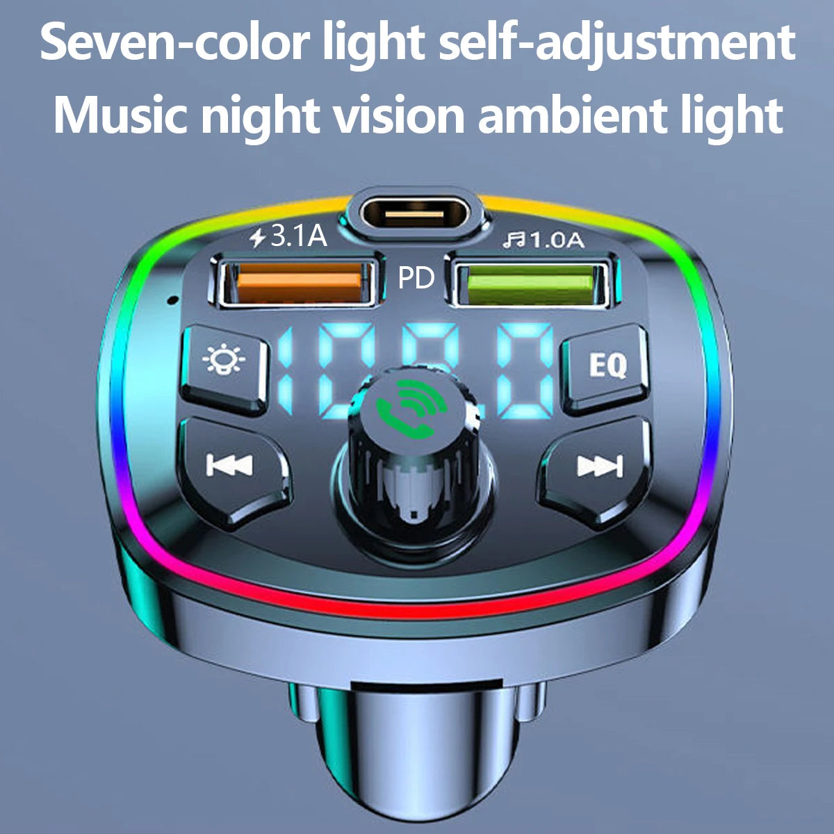 Bluetooth FM Transmitter Car MP3 Charger