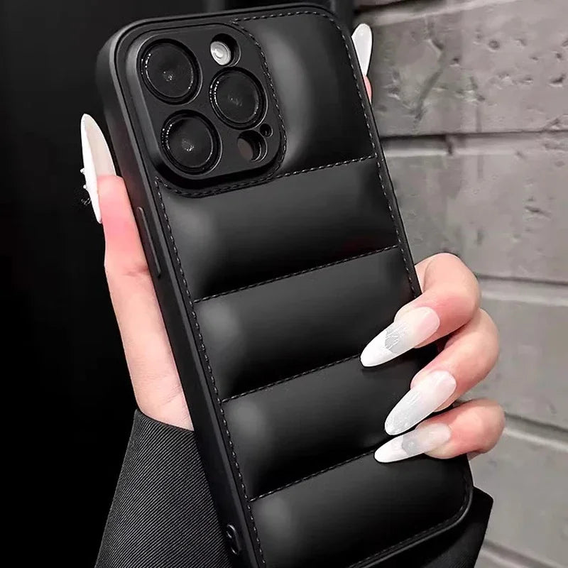 Puffer Style Silicone Case