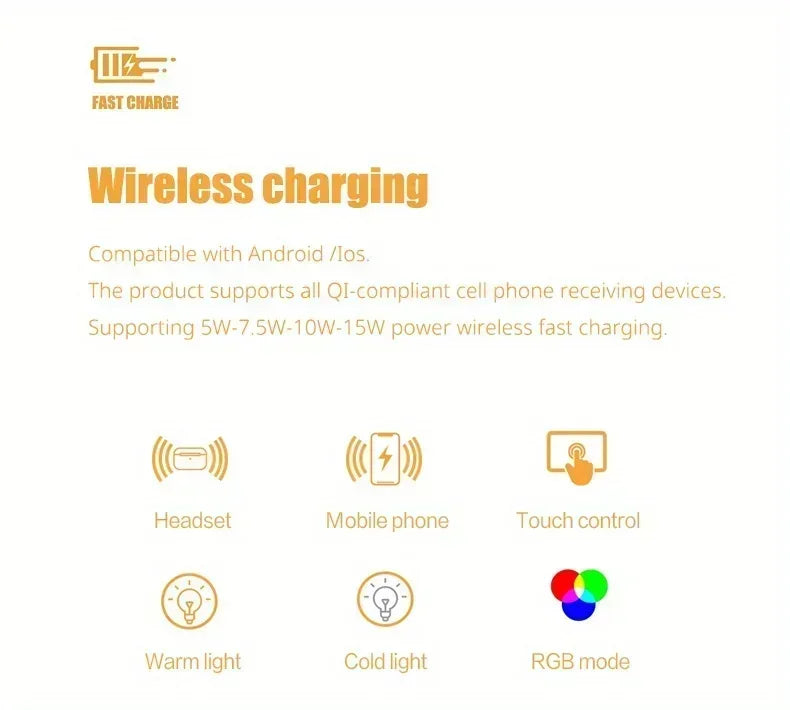 3-in-1 Wireless Charger 30W Fast Charge