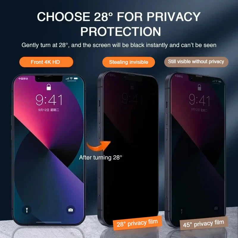 Privacy Screen Protector (1–4 Pack)