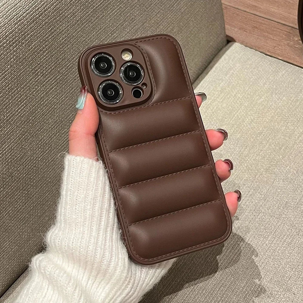 Puffer Style Silicone Case