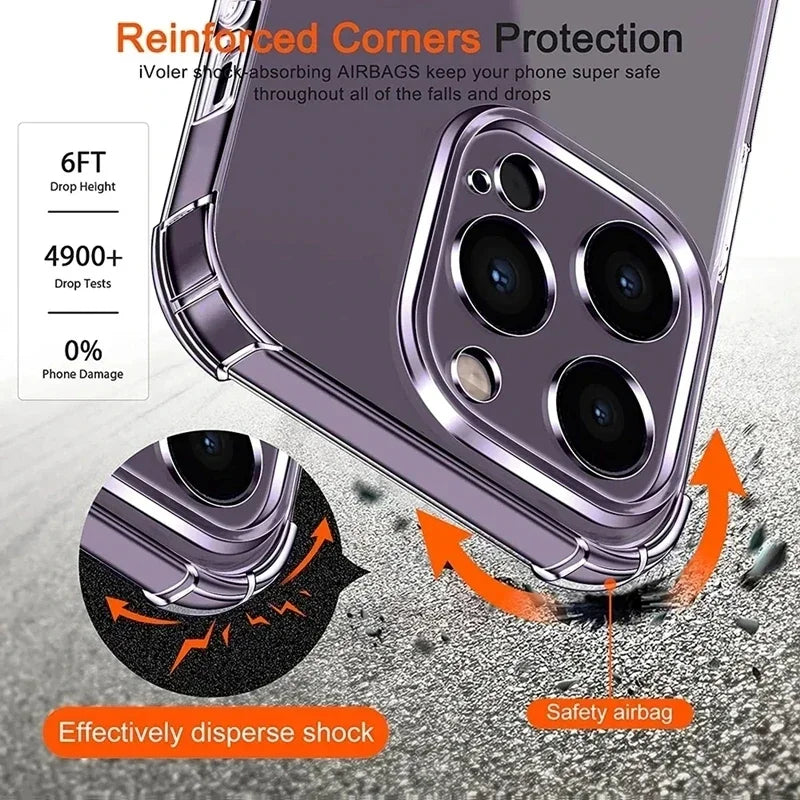 Clear Shockproof Lens Case