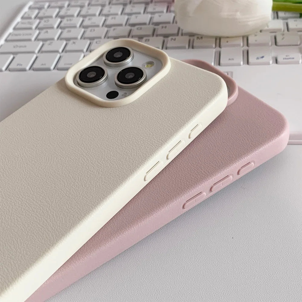 Leather Shockproof iPhone Case