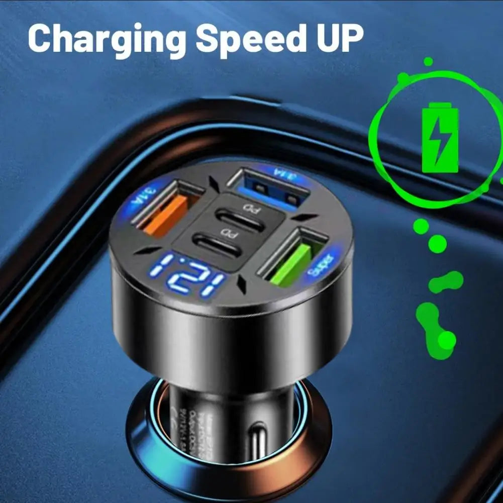 Chargeur Voiture 250W 5 Ports Fast Charge