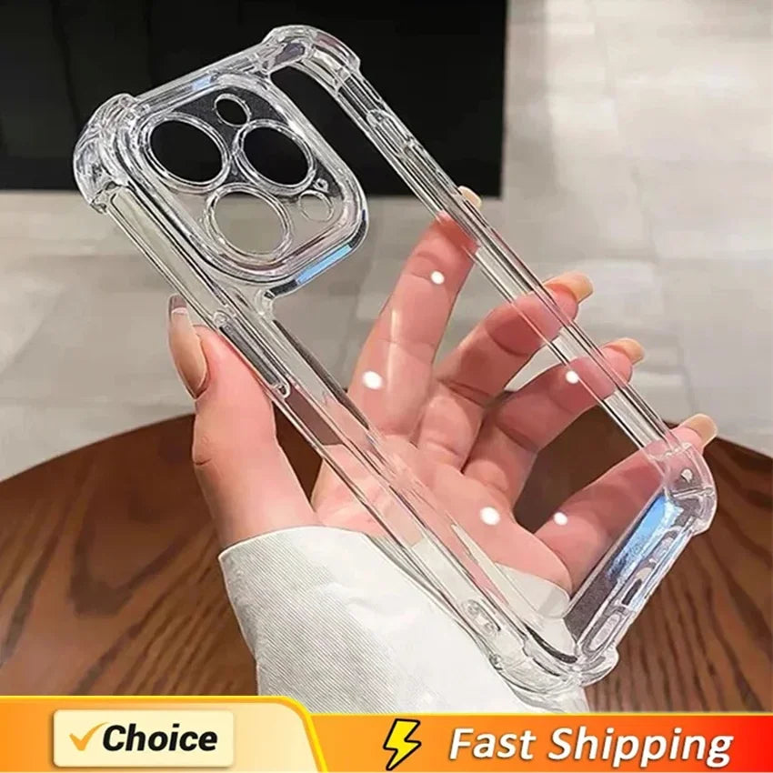 Clear Shockproof Lens Case