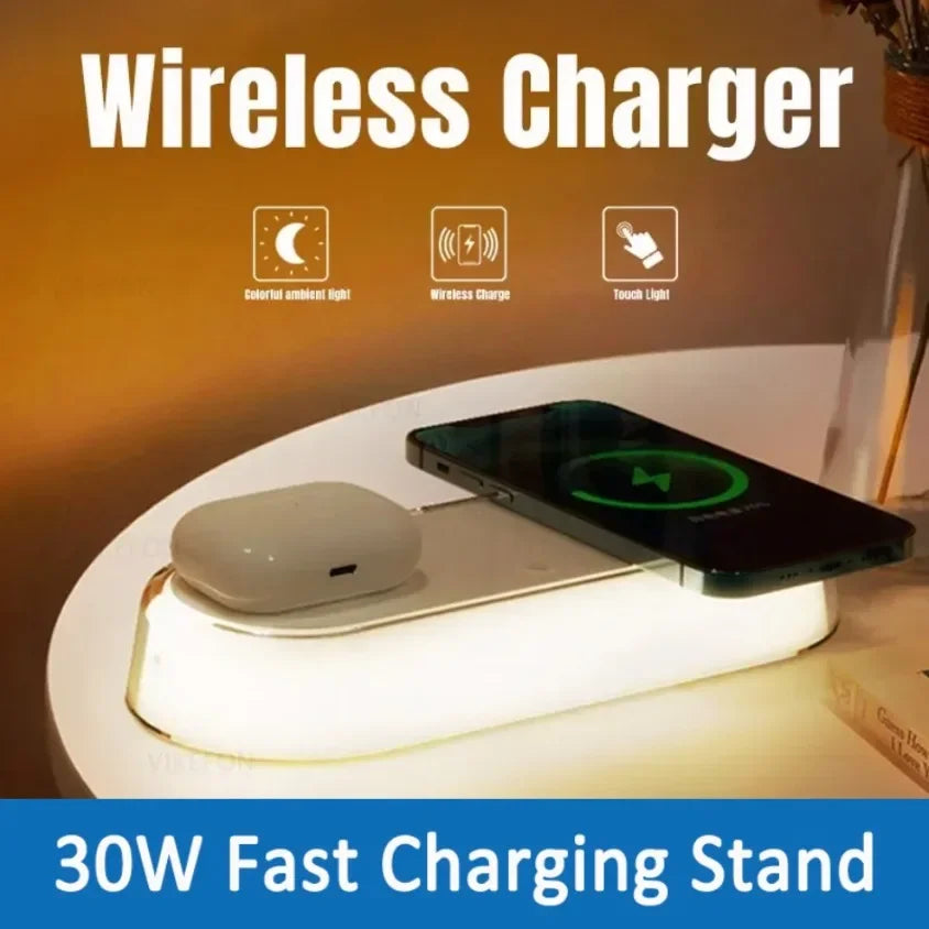 3-in-1 Wireless Charger 30W Fast Charge