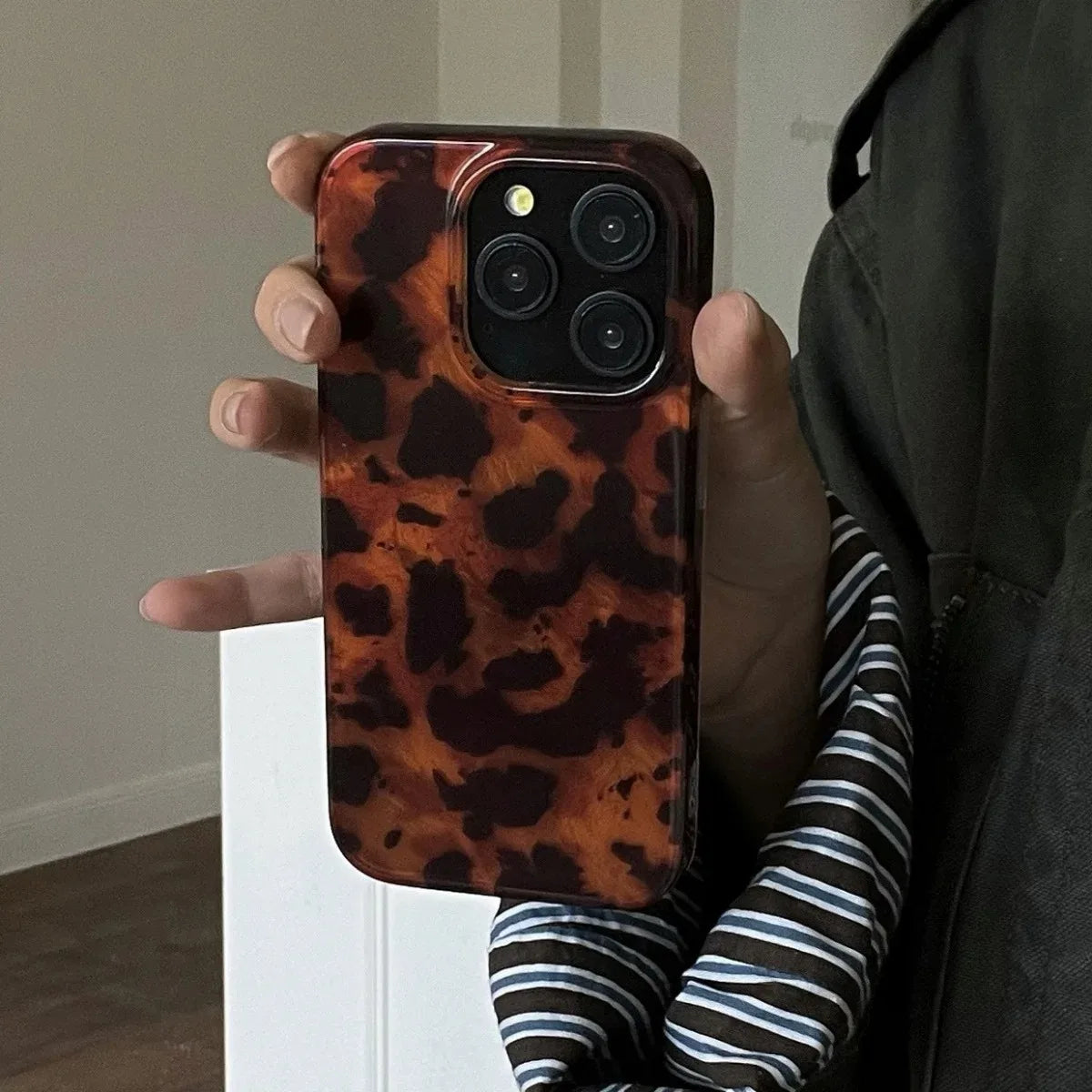 Leopard Print Retro Case