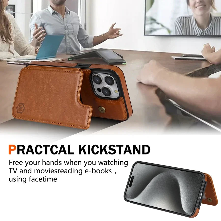 RFID Wallet Leather Case