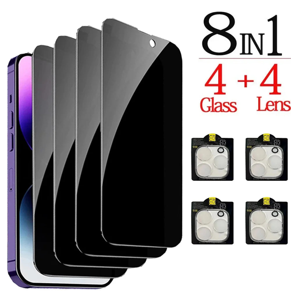 iPhone Privacy Screen Protector (1–4 Pack)