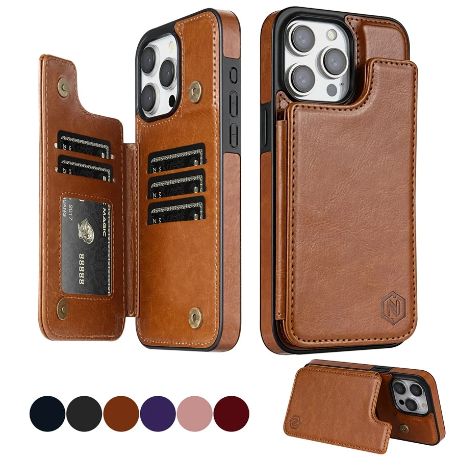 RFID Wallet Leather Case