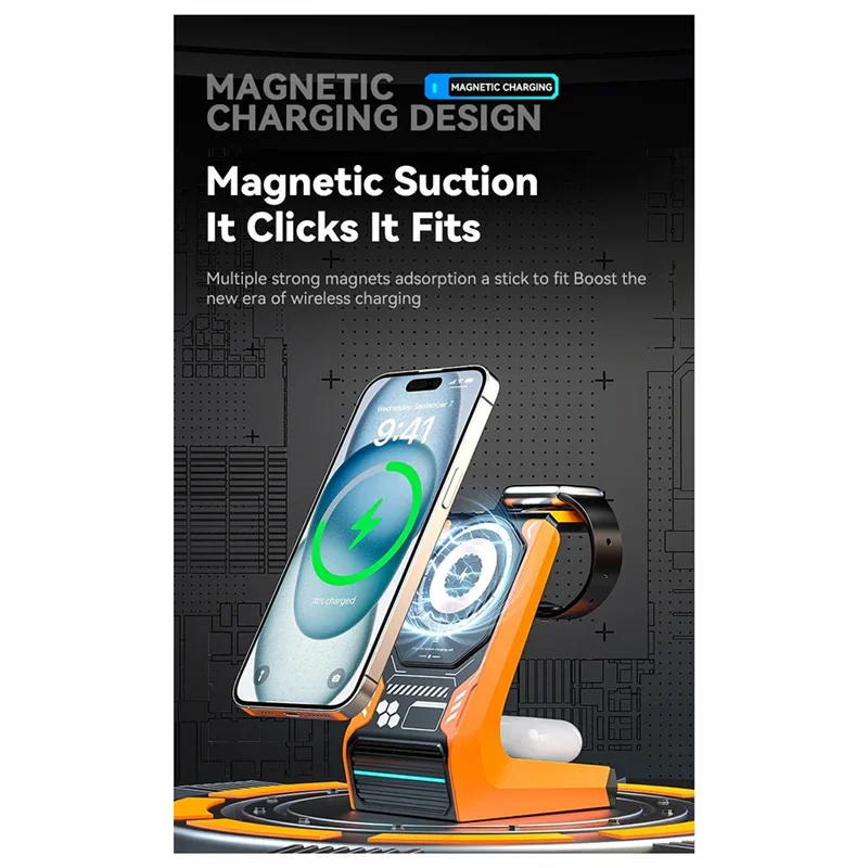 3-in-1 MagSafe Wireless Charging Station