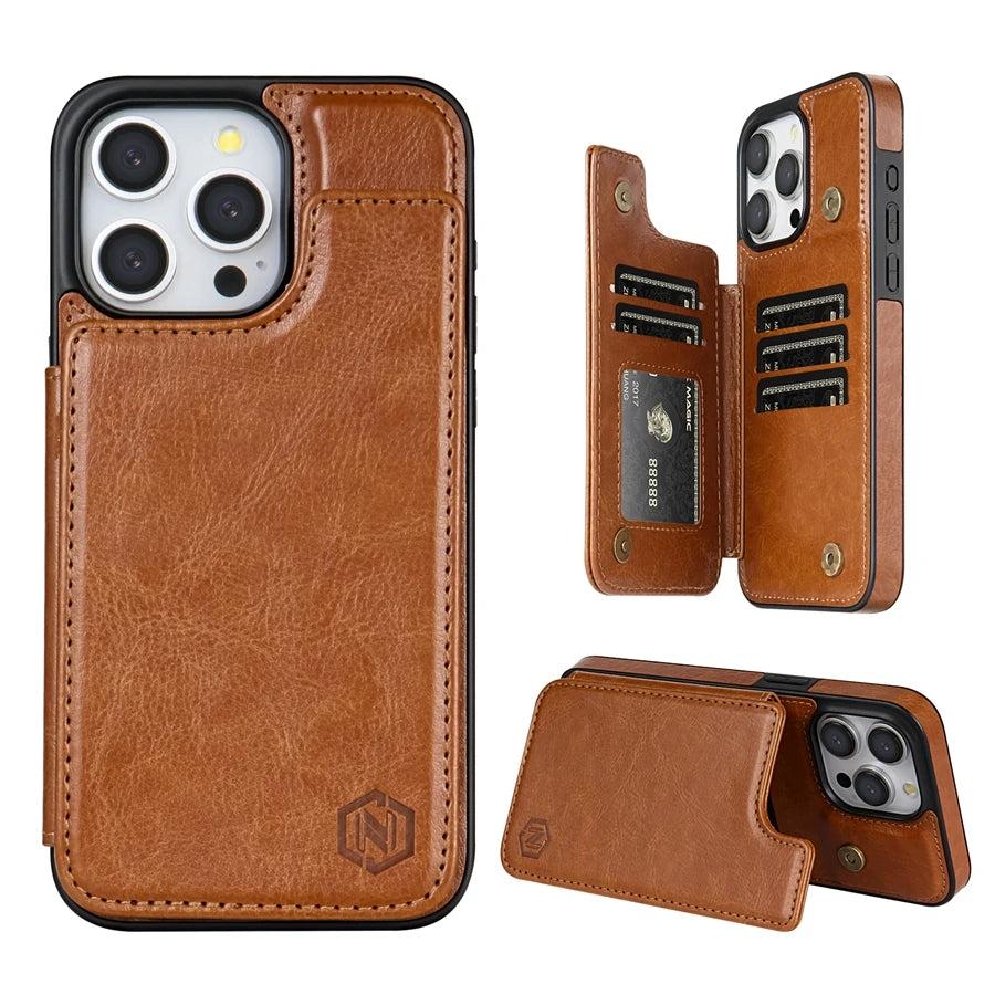 RFID Wallet Leather Case