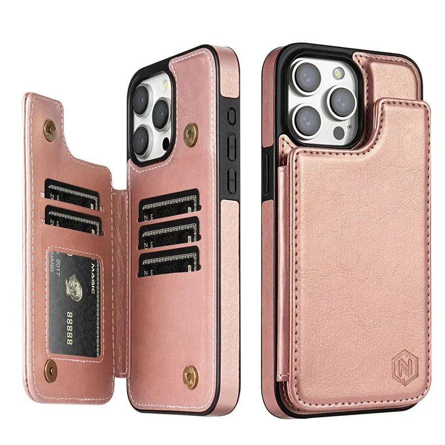 RFID Wallet Leather Case