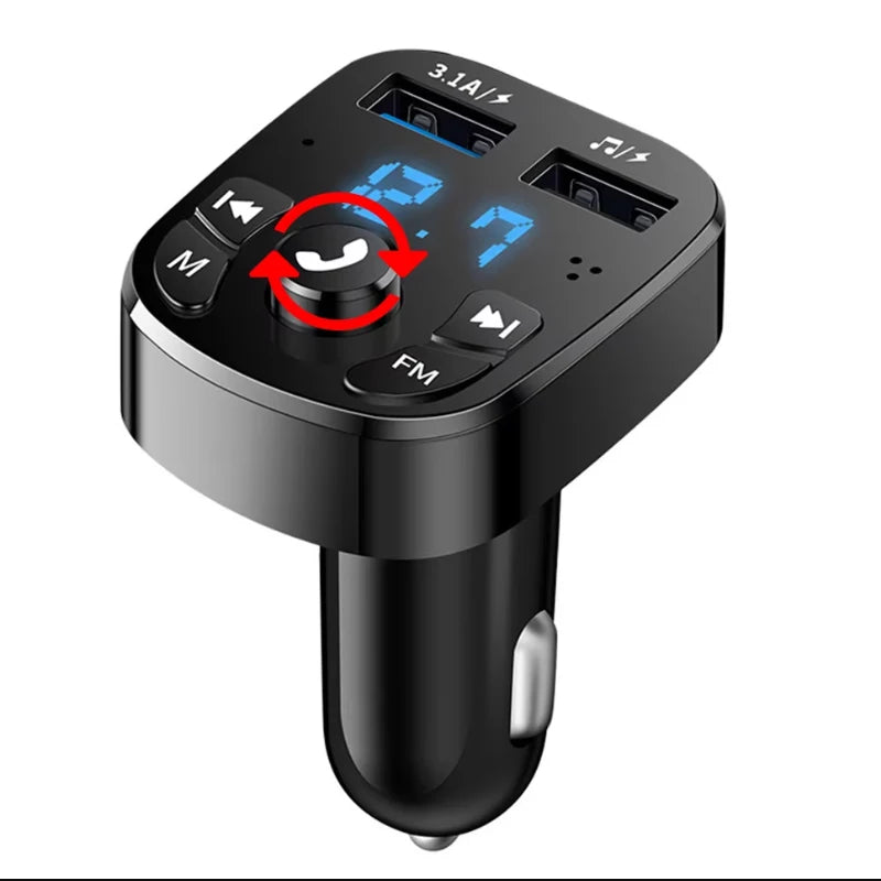 Bluetooth 5.0 FM Transmitter Car Charger
