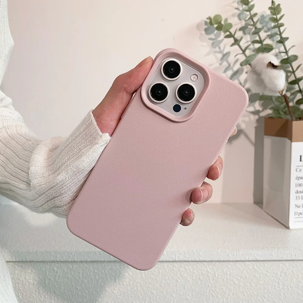 Leather Shockproof iPhone Case