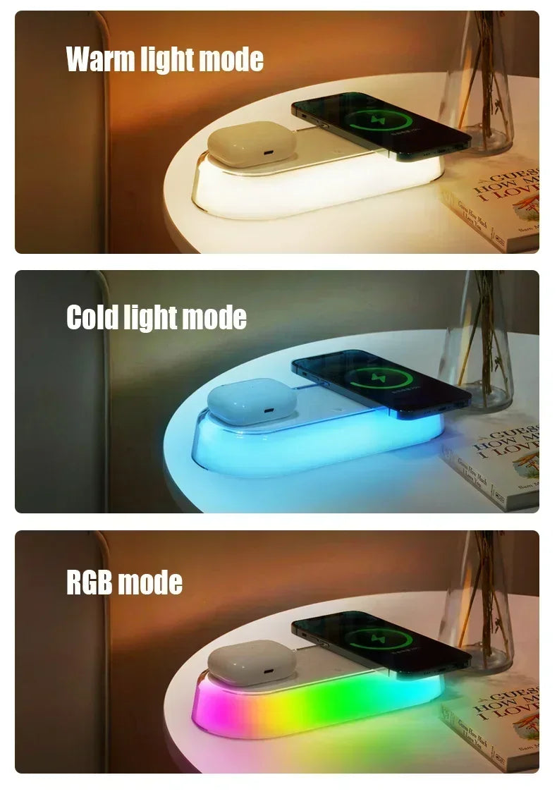 3-in-1 Wireless Charger 30W Fast Charge
