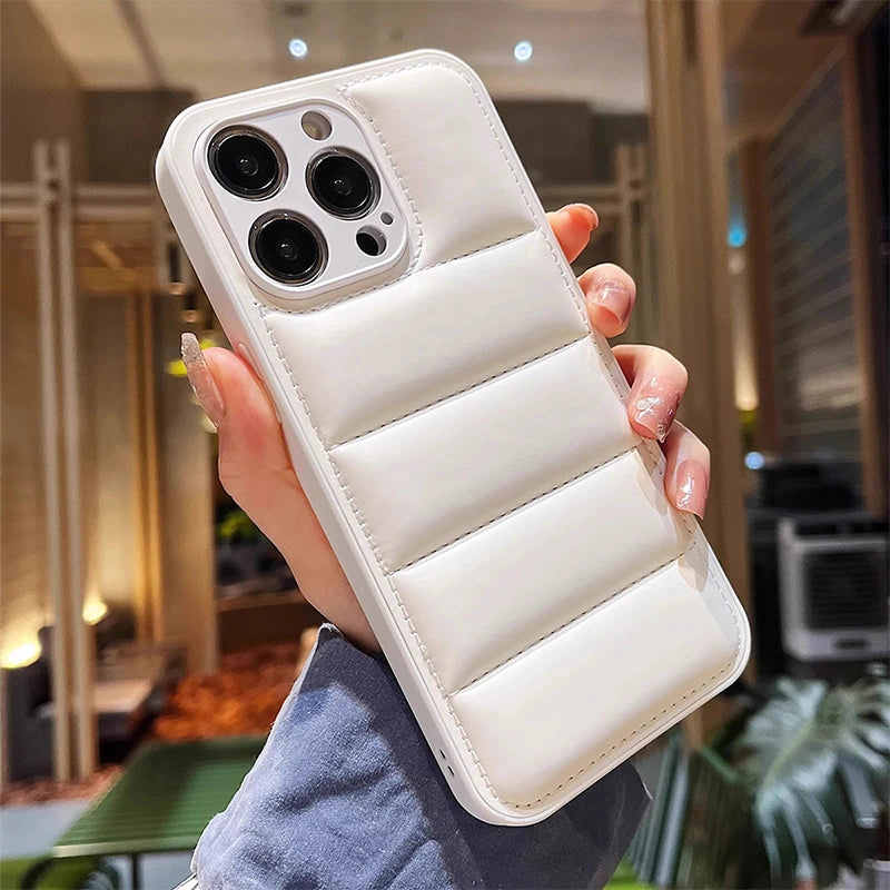Puffer Style Silicone Case
