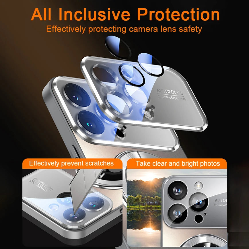 Luxury MagSafe Glass Case