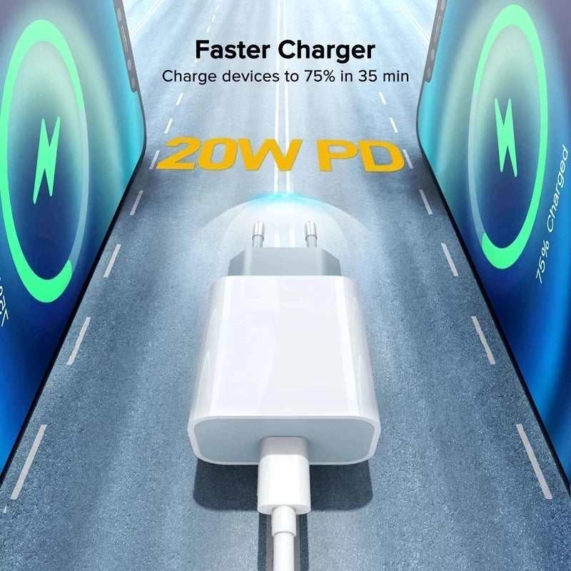 Chargeur USB-C 20W Fast Charge