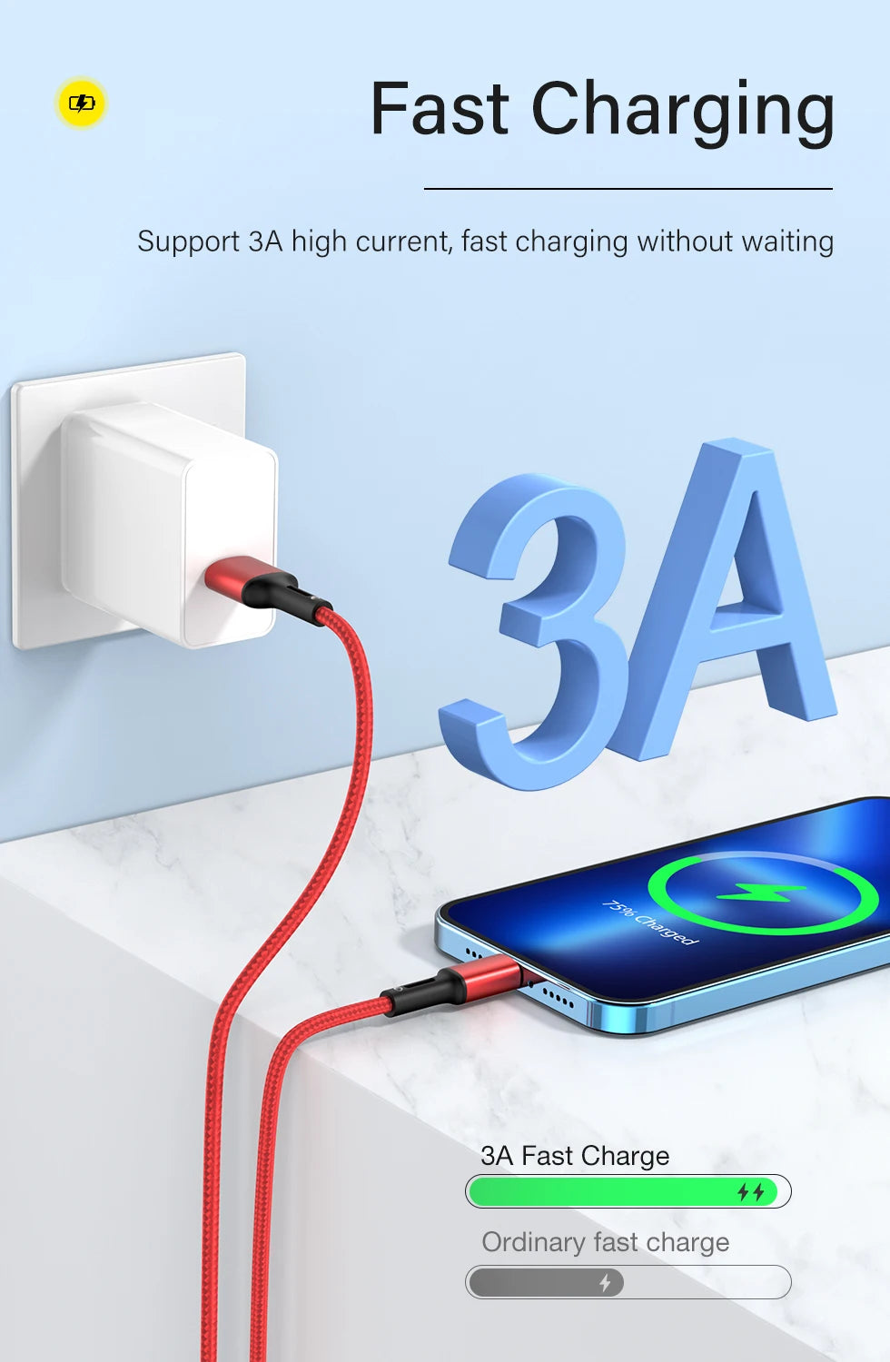 iPhone Fast Charging Cable (3m)