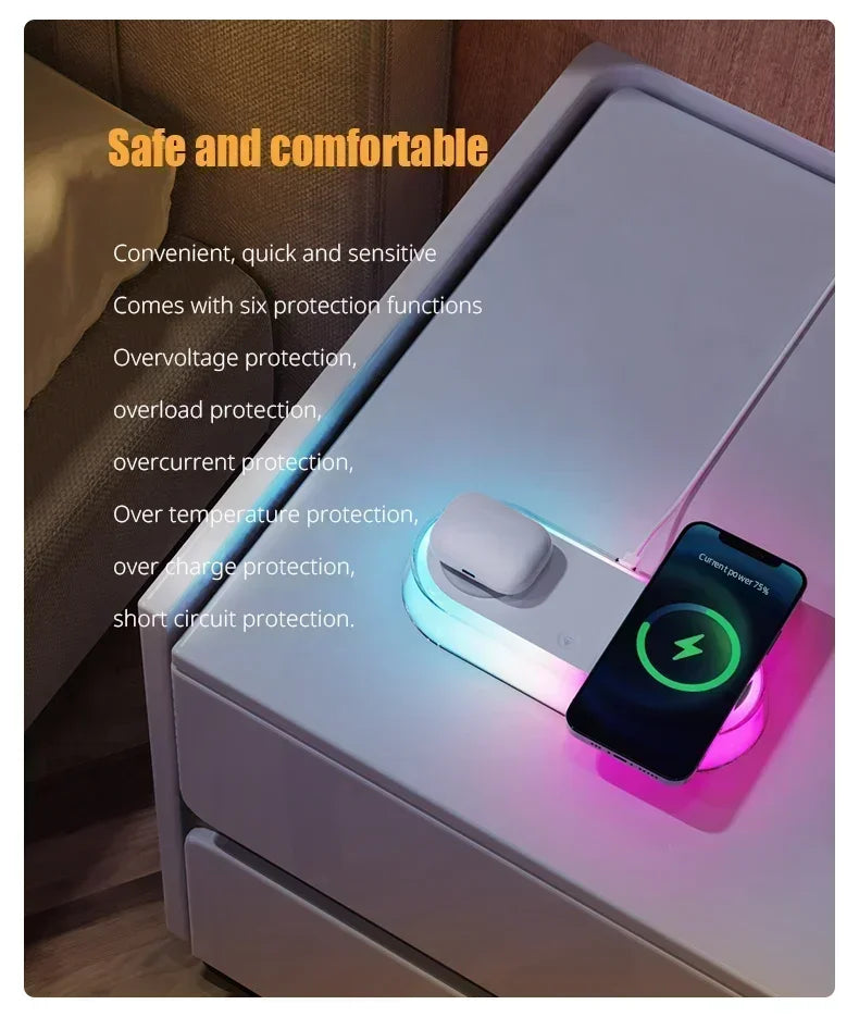 3-in-1 Wireless Charger 30W Fast Charge