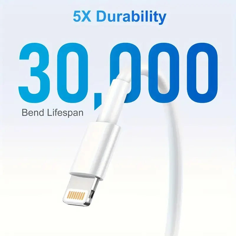 iPhone Lightning Cable (1–3 Pack)