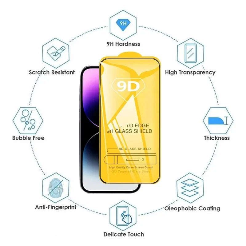 9D Tempered Glass Screen Protector