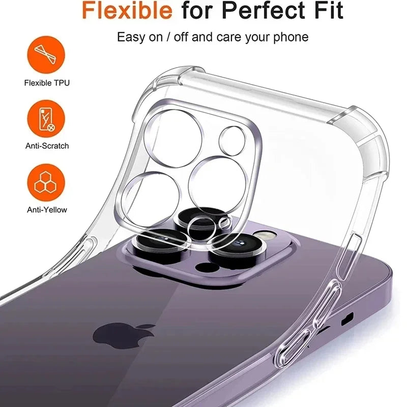 Clear Shockproof Lens Case