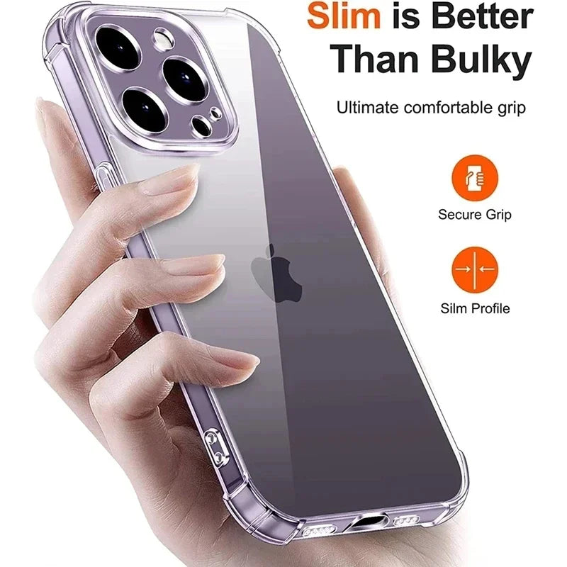 Clear Shockproof Lens Case