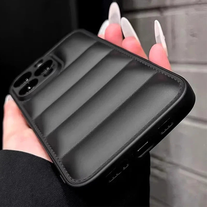 Puffer Style Silicone Case