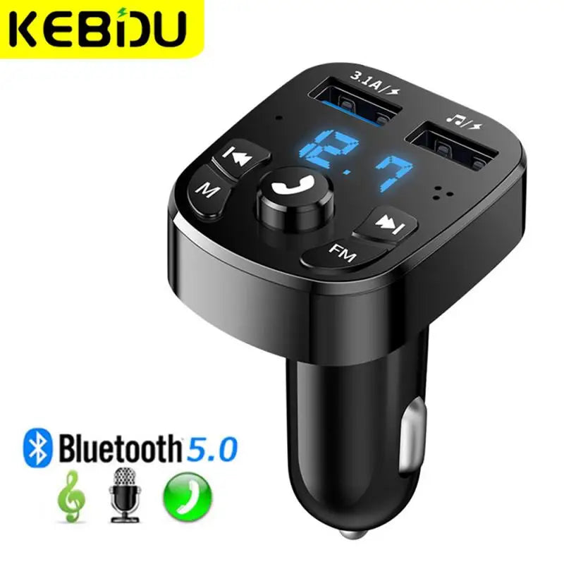 Bluetooth 5.0 FM Transmitter Car Charger