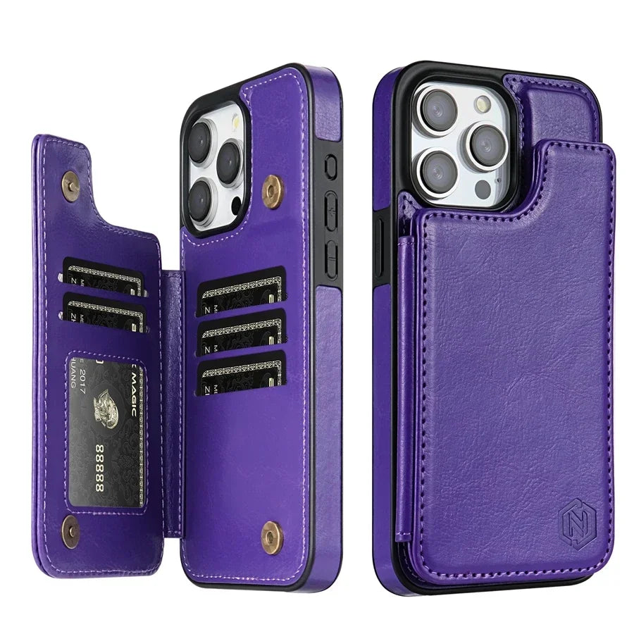 RFID Wallet Leather Case