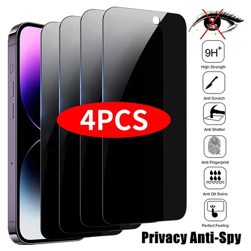 4-Pack Privacy Screen Protector iPhone