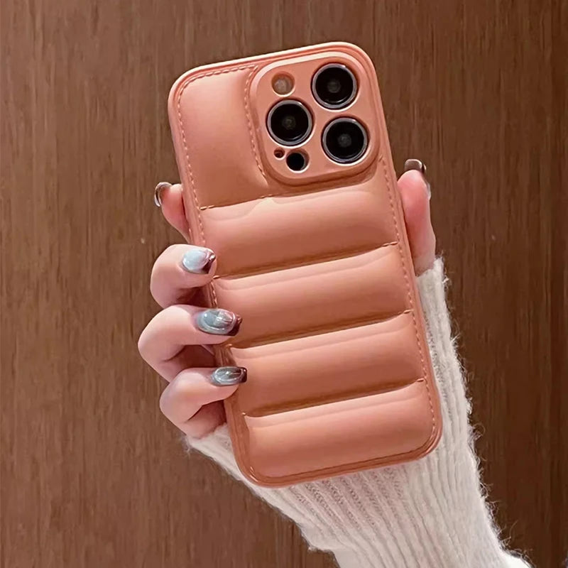 Puffer Style Silicone Case