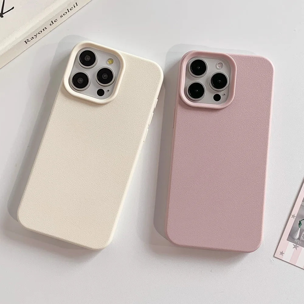Leather Shockproof iPhone Case