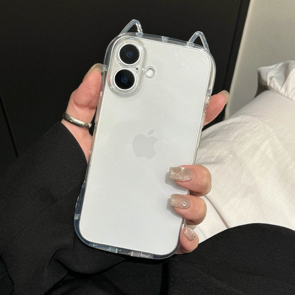 Cute Cat Ear Silicone Case