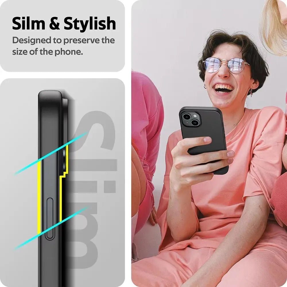Matte Black Silicone Case