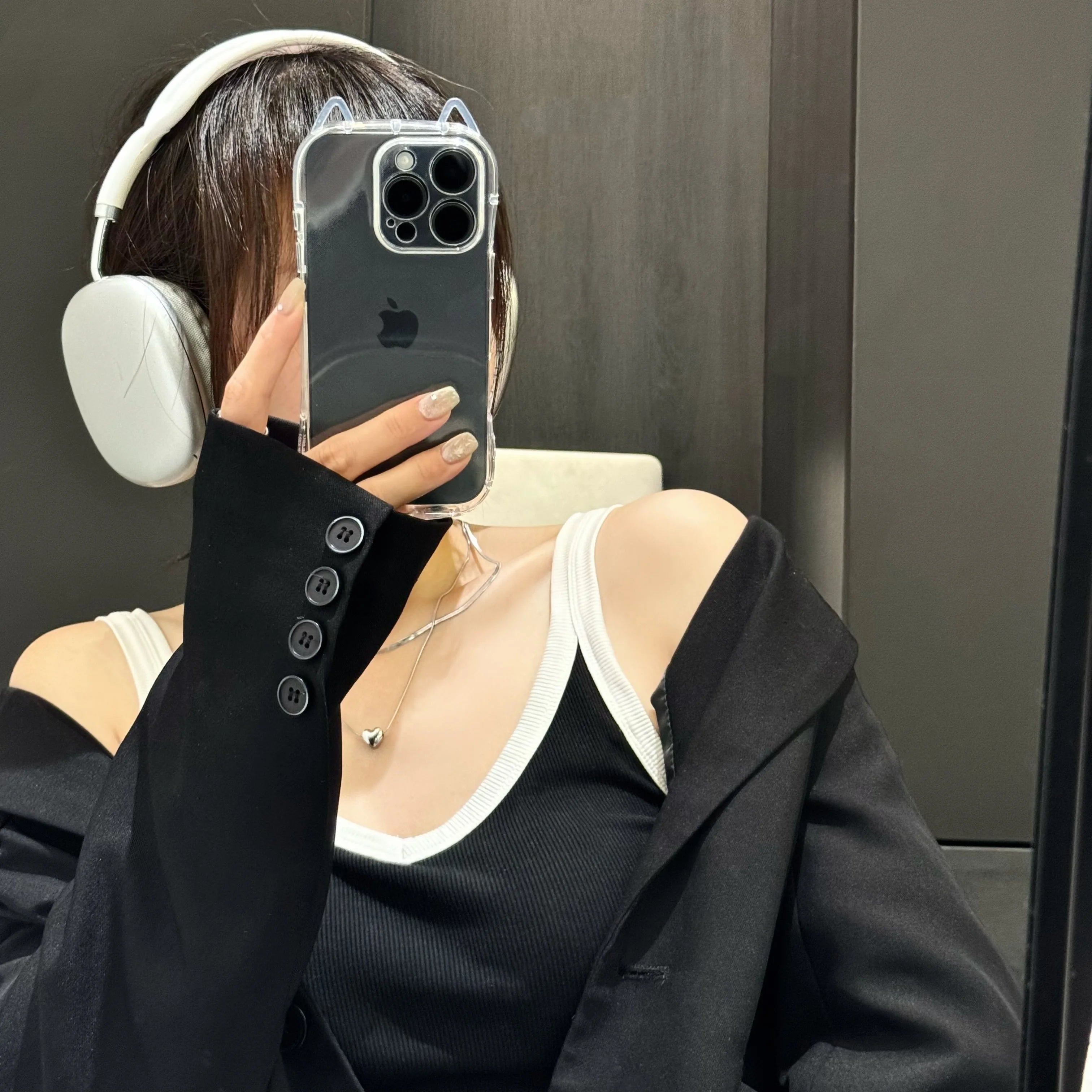 Cute Cat Ear Silicone Case