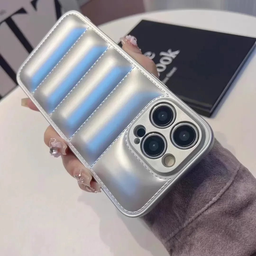 Puffer Style Silicone Case