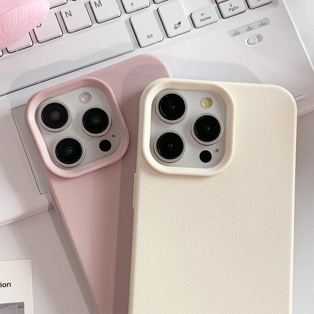 Leather Shockproof iPhone Case