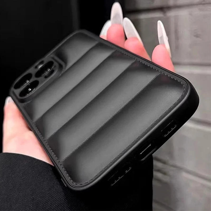 Puffer Style Silicone Case