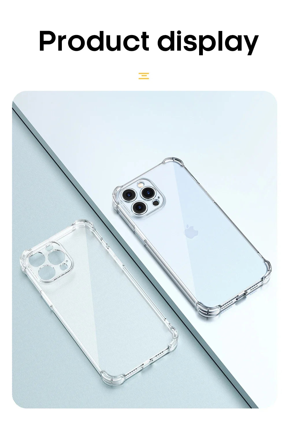 Clear Shockproof Lens Case