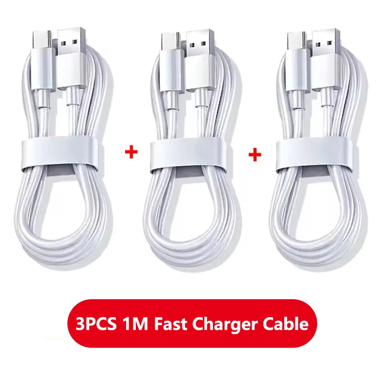 USB-C 100W Fast Charging Cable (3-Pack)