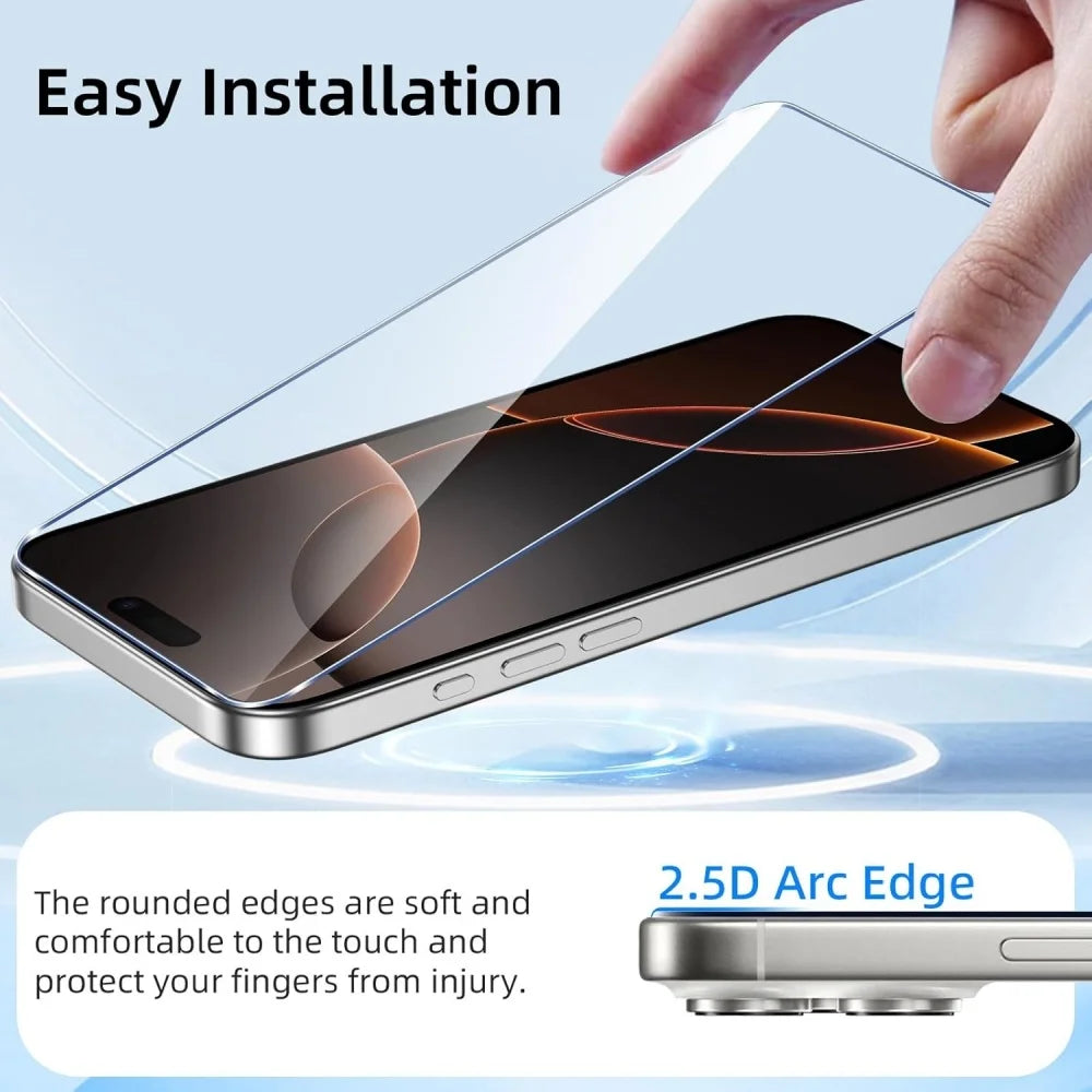 HD Tempered Glass (1–5 Pack)