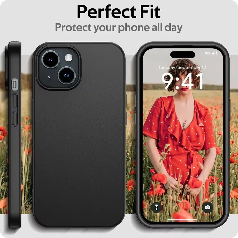 Matte Black Silicone Case