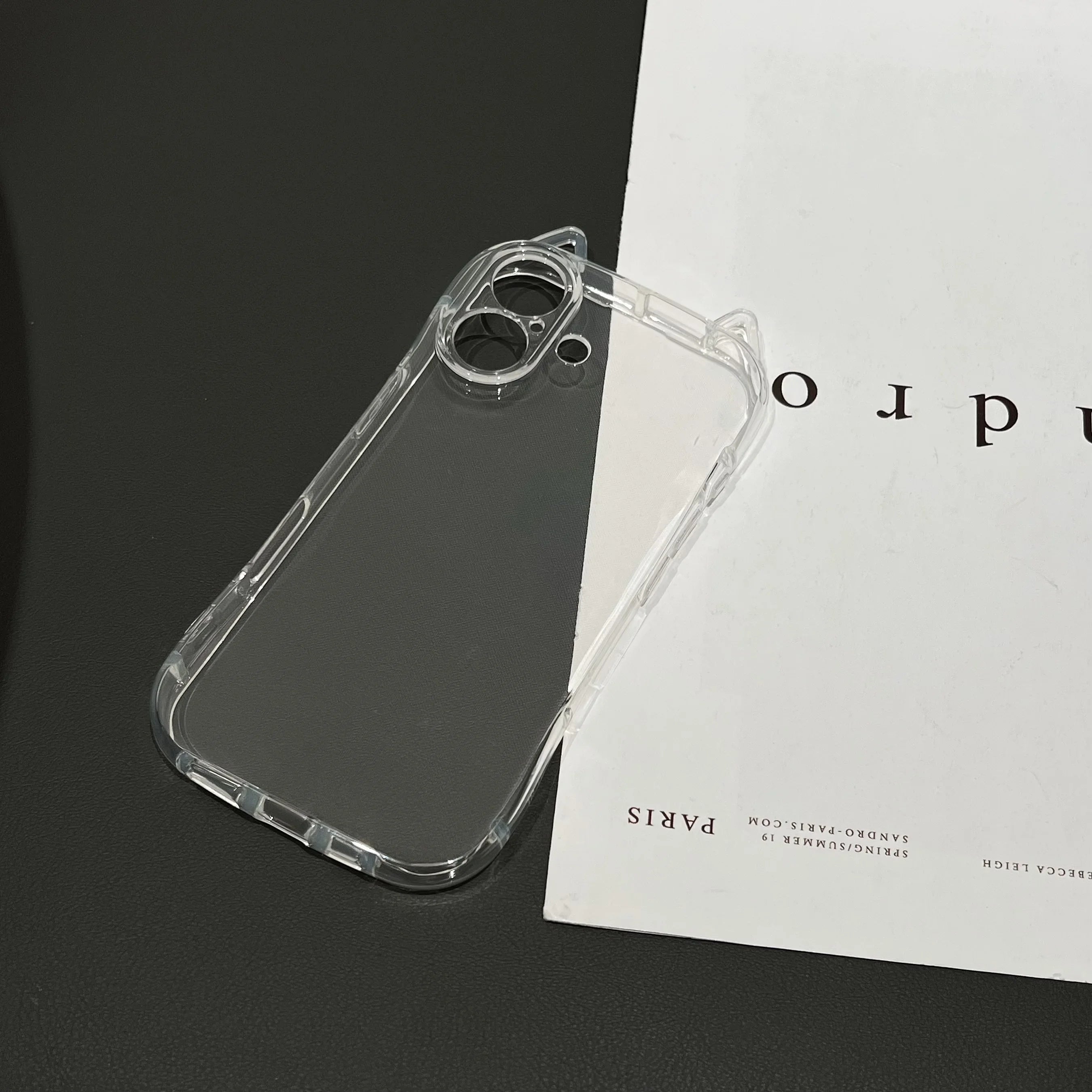 Cute Cat Ear Silicone Case