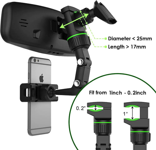 360° Rearview Car Phone Holder