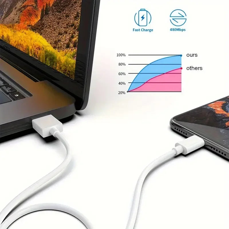 iPhone Lightning Cable (1–3 Pack)