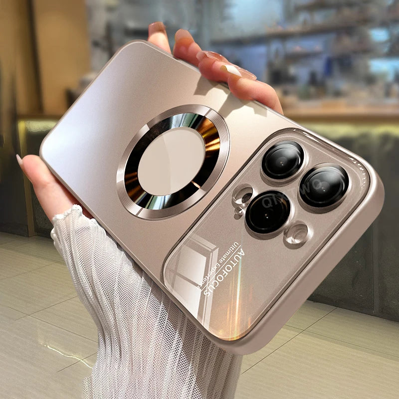 Luxury MagSafe Glass Case